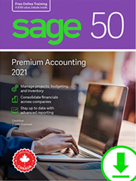 Sage 50 CS Premium Simply Accounting Software 2021